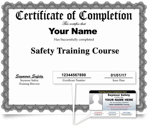 Verification of Training Certificate .